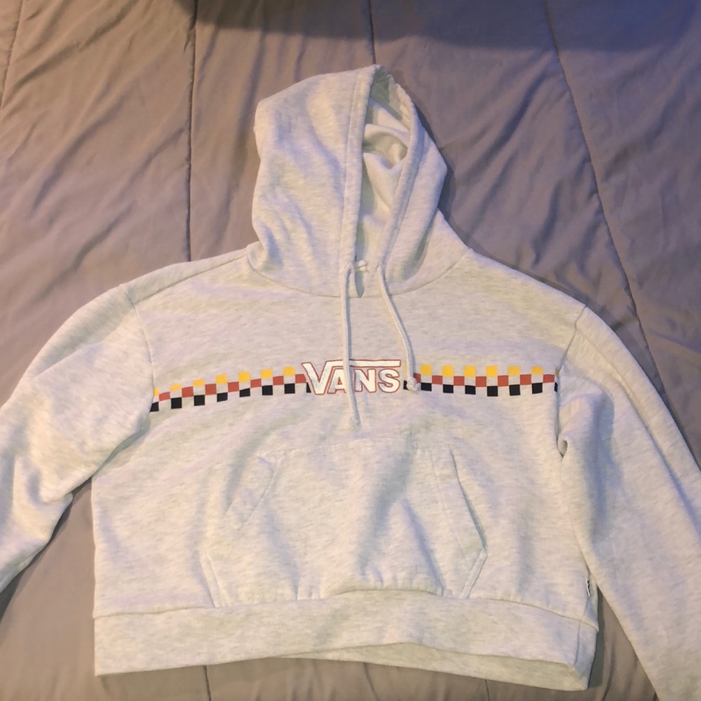 Cropped vans hoodie